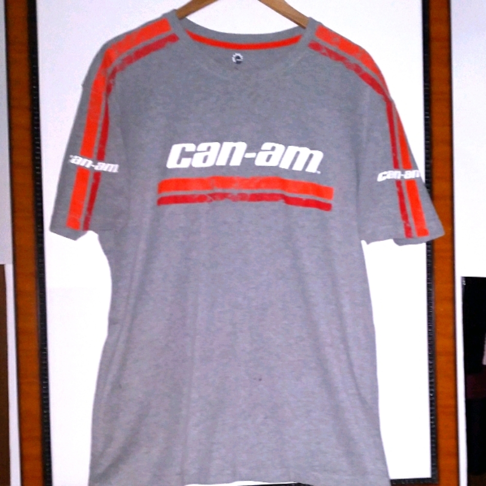Can-Am BRP Tshirt Original Vintage Logo Print tee shirt size large